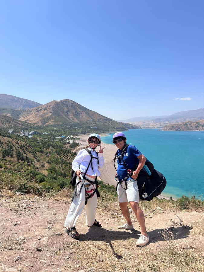 Full- Day Tour Tashkent: Amirsoy, Chimgan and Charvak lake - Seasonal Adrenaline in Chimgan: Paragliding, Zipline, and Trail Rides