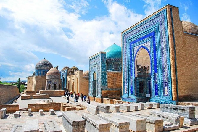 Samarkand day trip - Shahi Zindah Necropolis, stairs, stories, and pacing