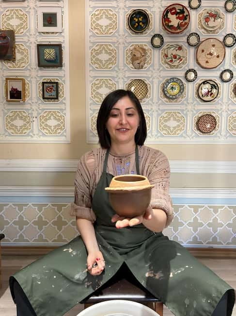 Tashkent: Uzbek Culture, Food, Crafts & Pottery Masterclass - How the pottery class shapes your souvenir (and your confidence)
