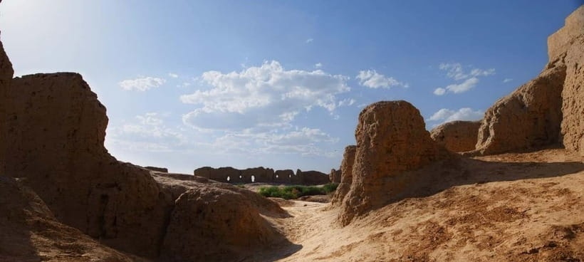 Tranfer Khiva - Bukhara via Ancient Fortresses - Ayazkala: severe frost fortress and an oasis border defense system