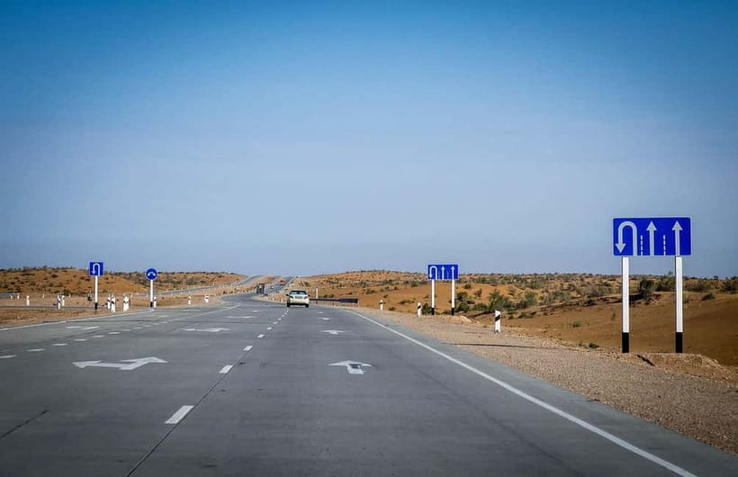 Transfer: Bukhara - Khiva via Ancient Fortresses - The route in plain terms: from Bukhara to Khiva via fortresses